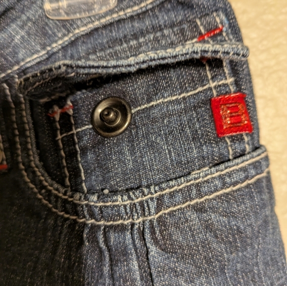 Bongo Stylish Blue  Denim Bermudas Size 9 - Picture 11 of 12